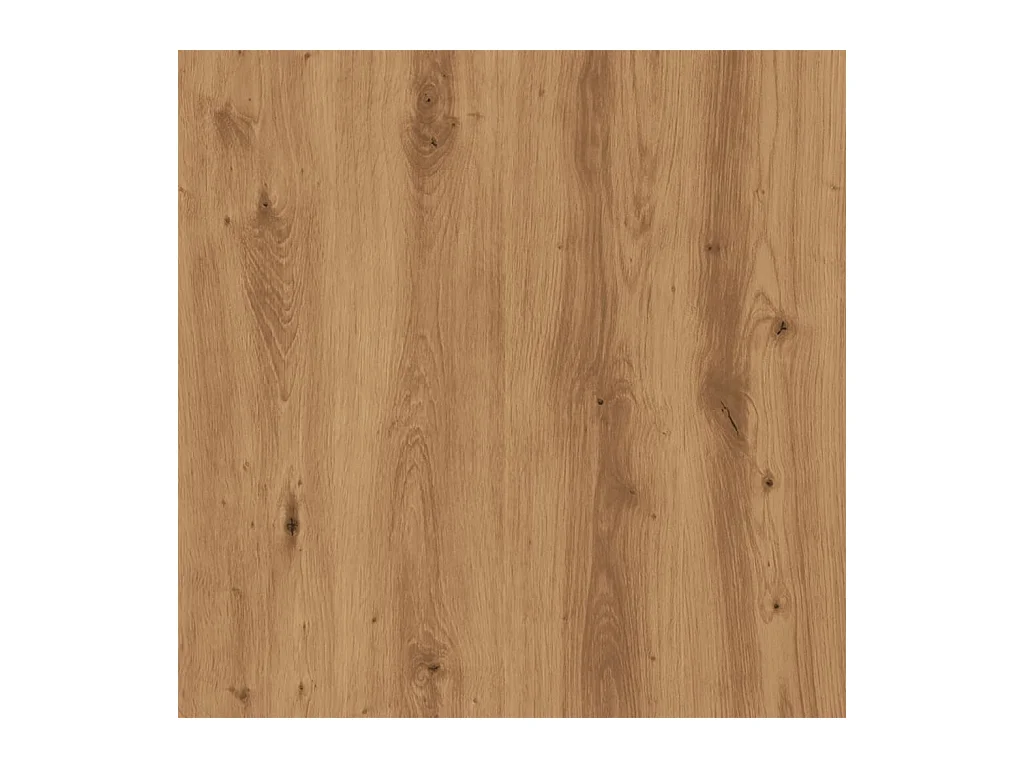 Table d'appoint chêne artisanal 33x33x34 cm bois d'ingénierie