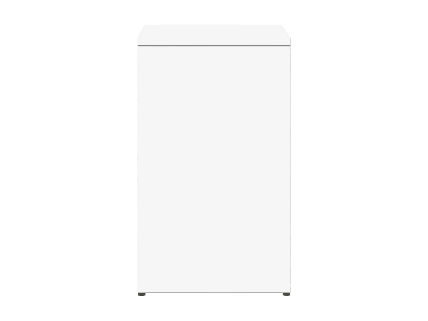 Witte bijzettafel 50x30x50 cm samengesteld hout