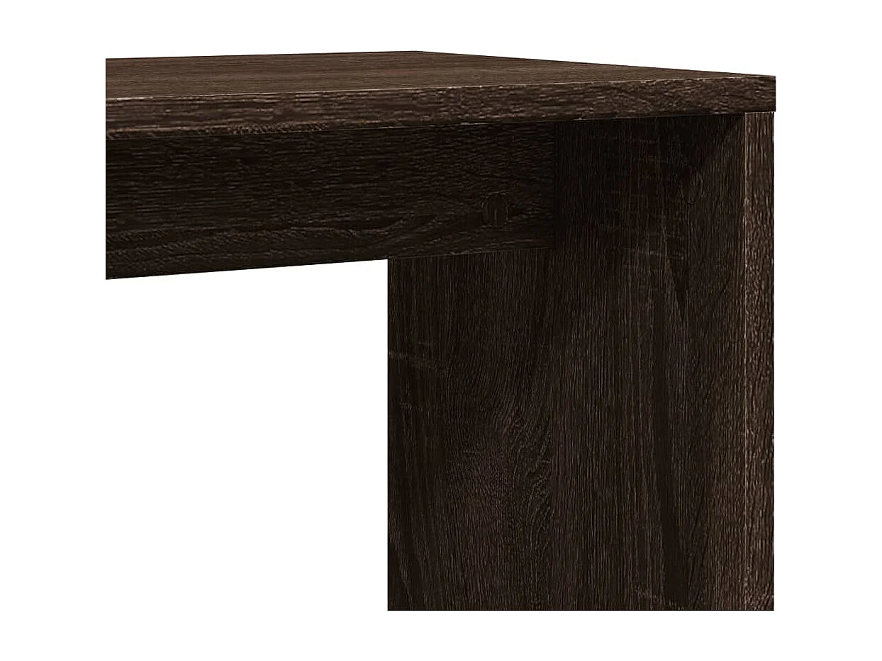 Tavolino Rovere marrone 50x30x50 cm MDF