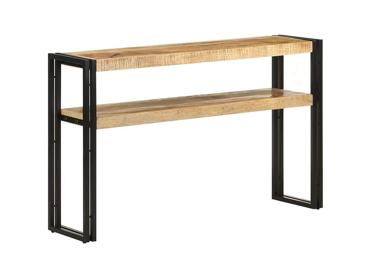 Table console 120x30x75 cm Bois de manguier brut
