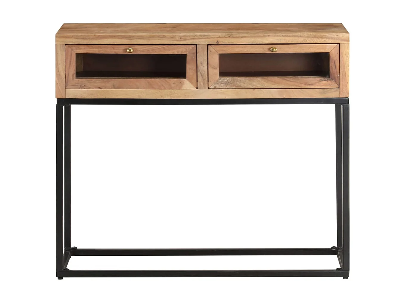 Table console 90x35x76 cm Bois d'acacia massif