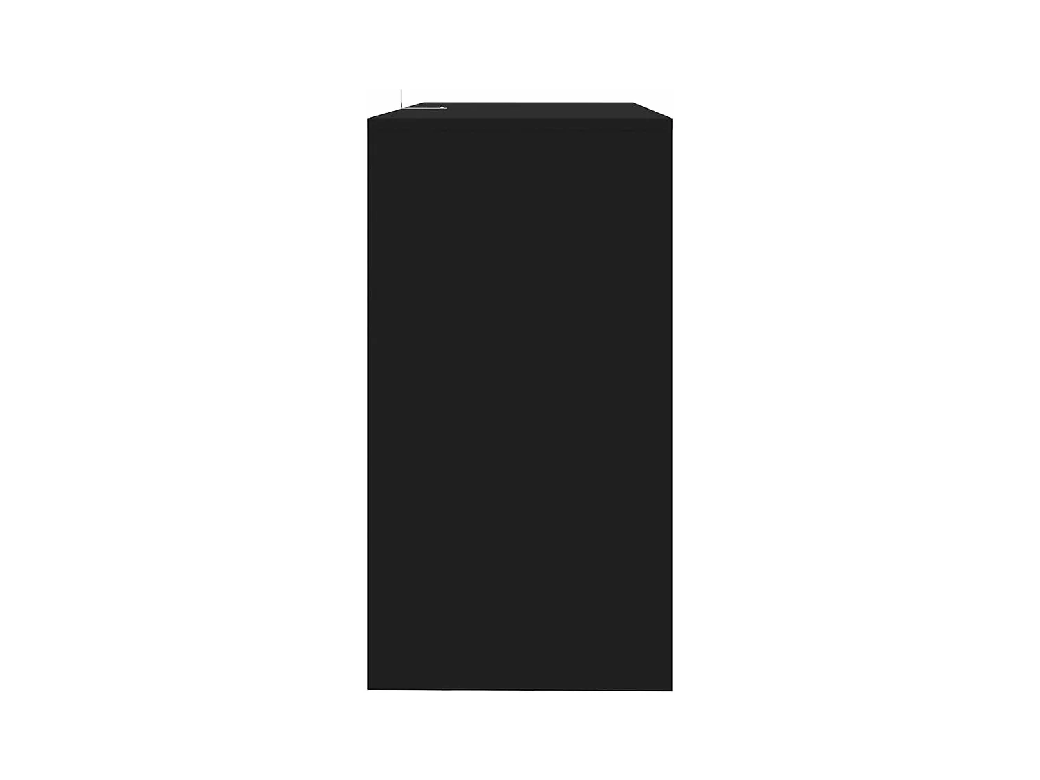 Mesa consola Negro 89x41x76,5 cm Acero