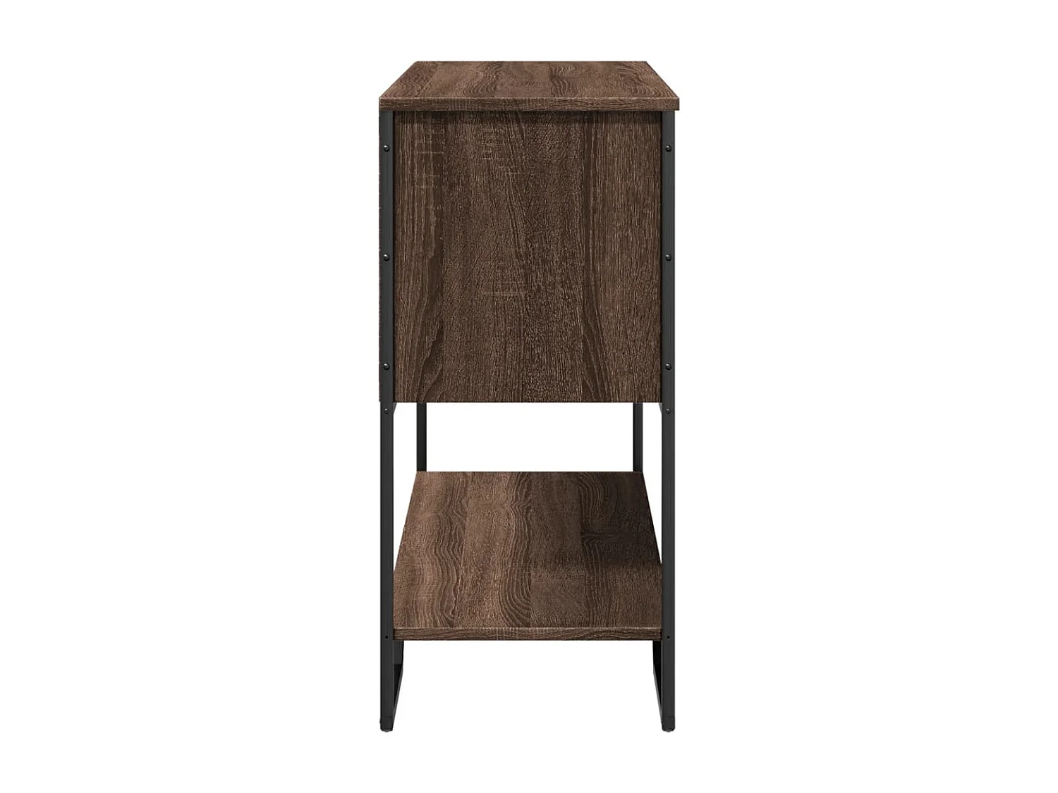 Consolle in rovere marrone 100x35x74,5 cm in multistrato