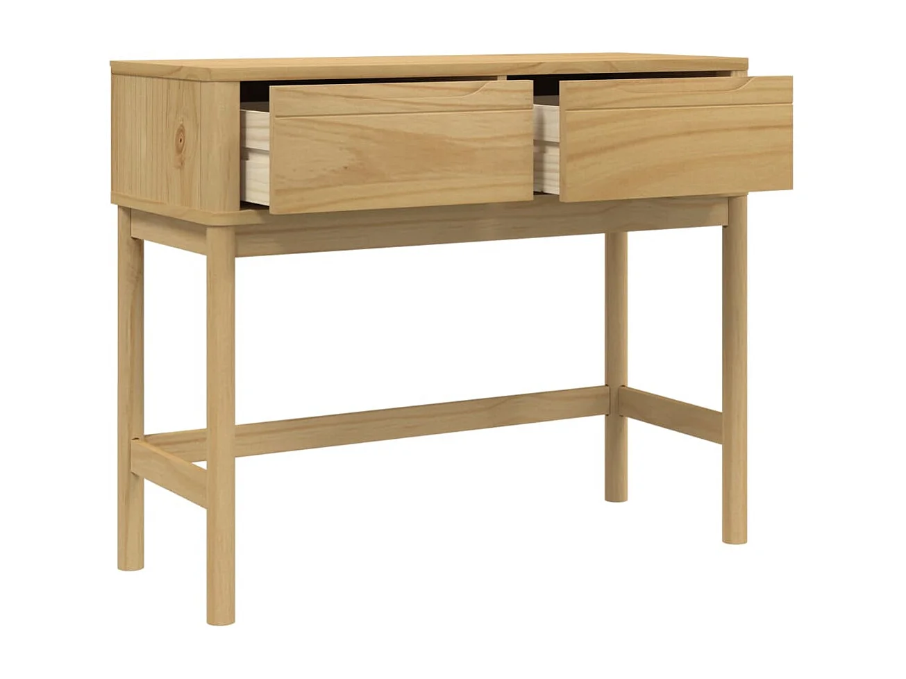 Consolle FLORO marrone cerato 89,5x36,5x73 cm pino massiccio