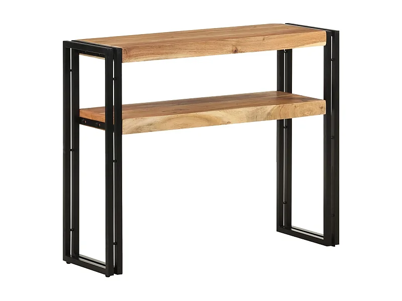 Mesa consola 90x30x75 cm Madera maciza de acacia