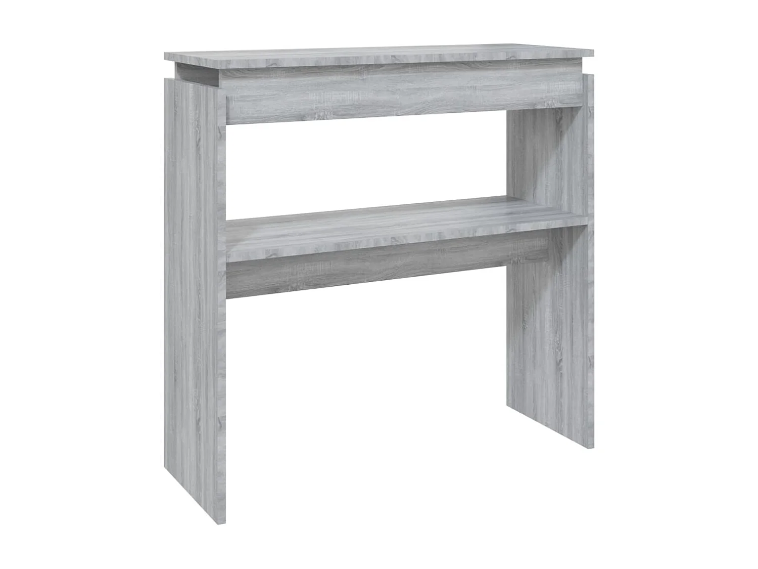 Table console Sonoma gris 80x30x80 cm Bois d'ingénierie