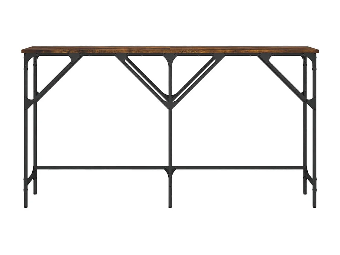 Consolle in rovere affumicato 140x29x75 cm in multistrato