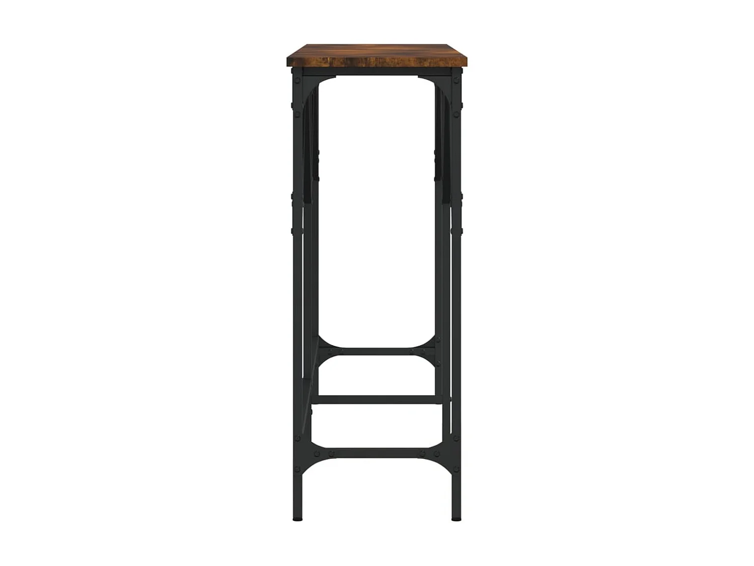 Consolle in rovere affumicato 140x29x75 cm in multistrato