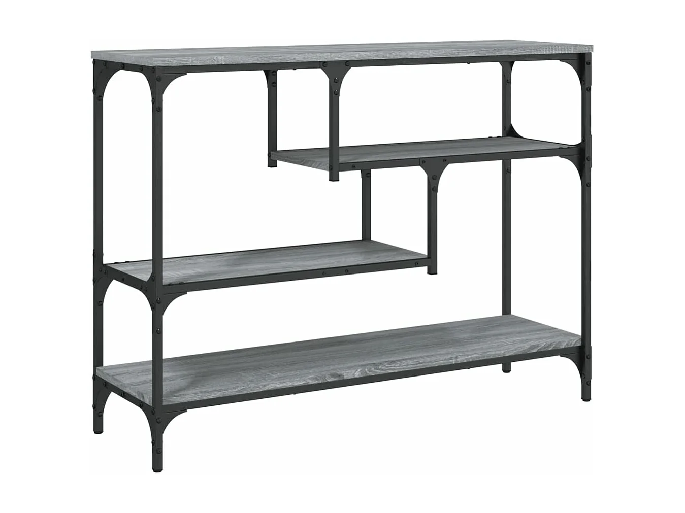 Sonoma grijze consoletafel 100x30x75 cm samengesteld hout