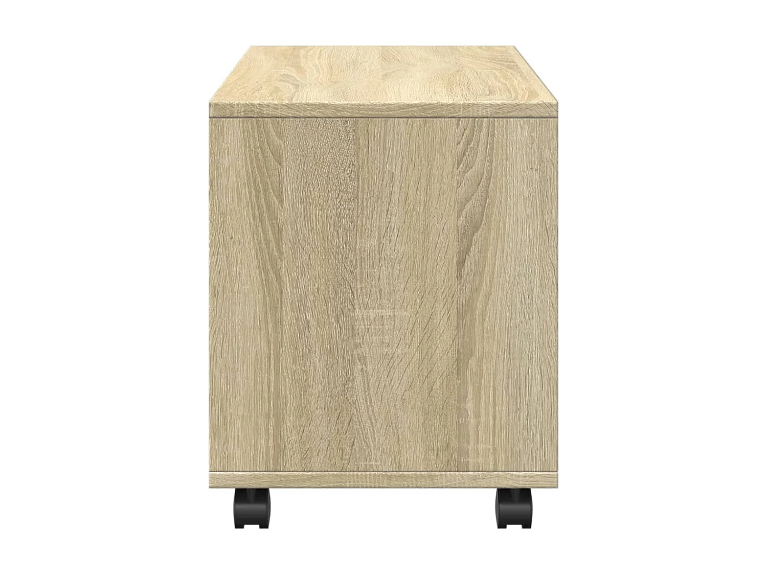 Mueble rodante de roble Sonoma 72x33x42,5cm madera contrachapada