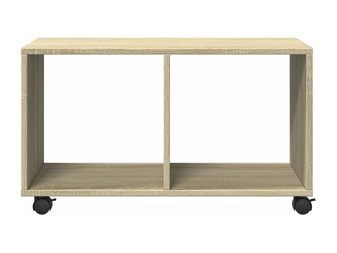 Armoire à roulettes chêne sonoma 72x33x42,5cm bois d’ingénierie