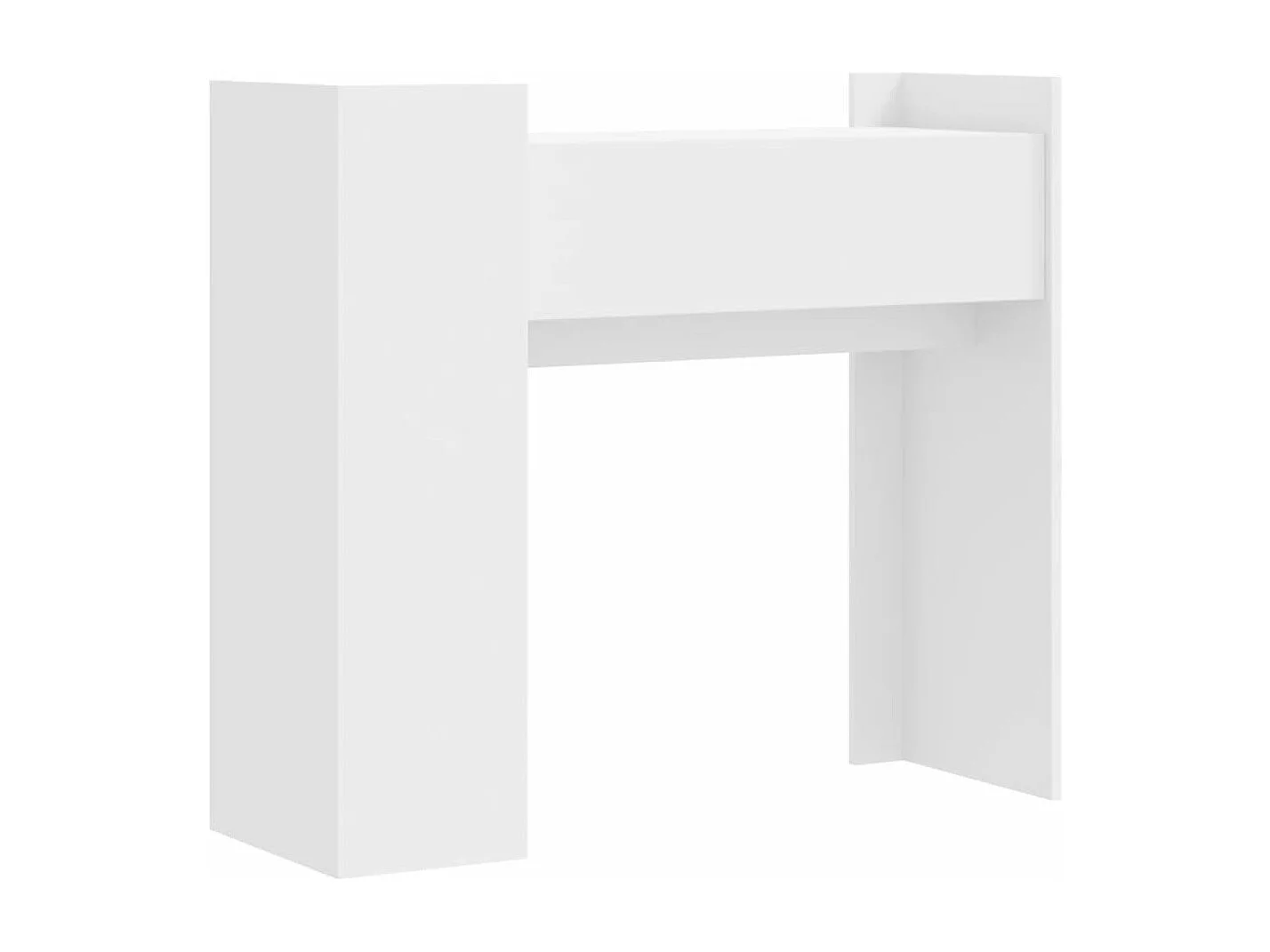 Witte consoletafel 100x35x90 cm samengesteld hout