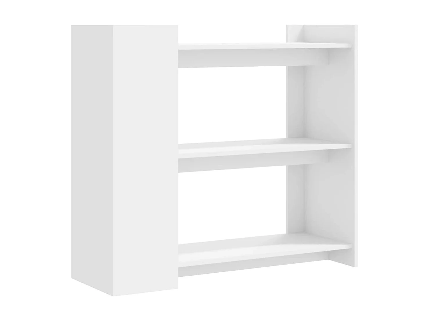 Mesa console branca 100x35x90 cm madeira projetada