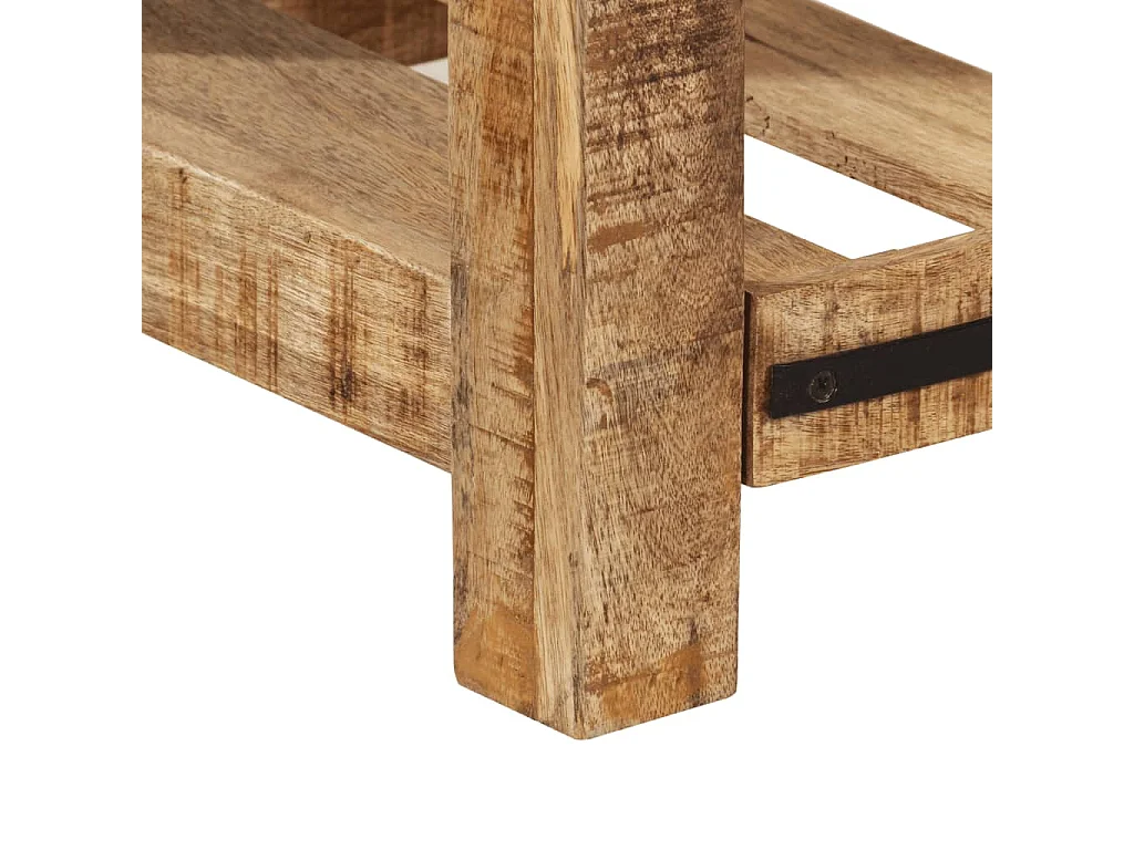 Table console 100x35x75 cm bois de manguier massif