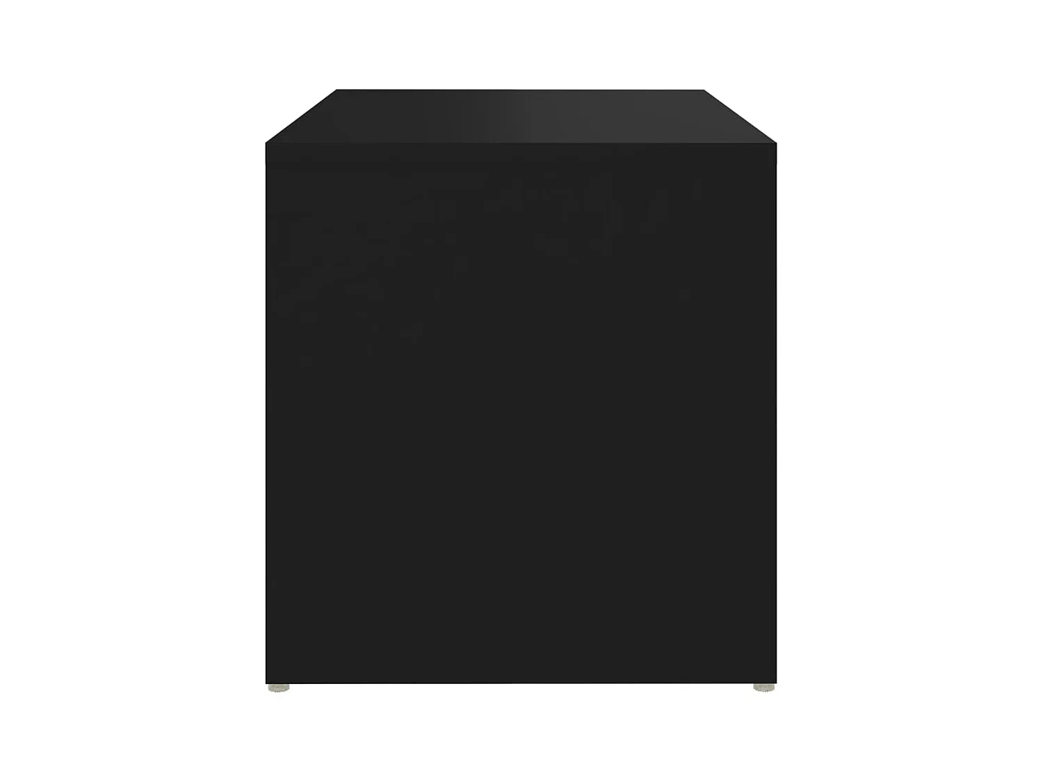 Table d'appoint noir 59x36x38 cm bois d'ingénierie