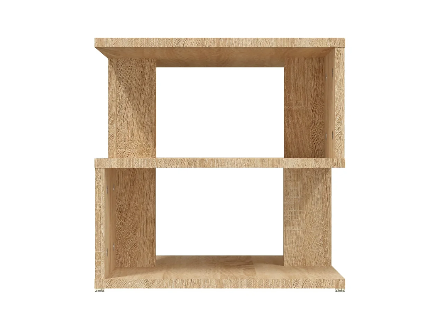 Mesa auxiliar roble Sonoma 40x40x40 cm aglomerado