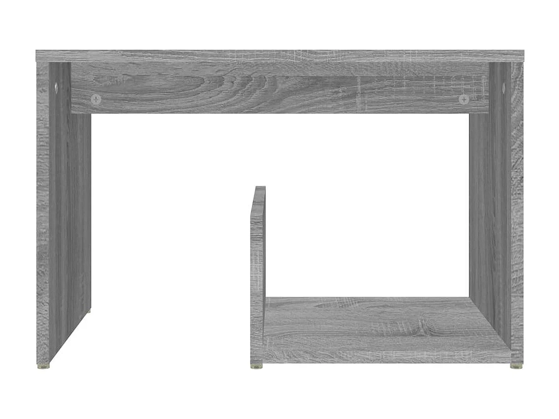 Table d'appoint Sonoma gris 59x36x38 cm Bois d'ingénierie