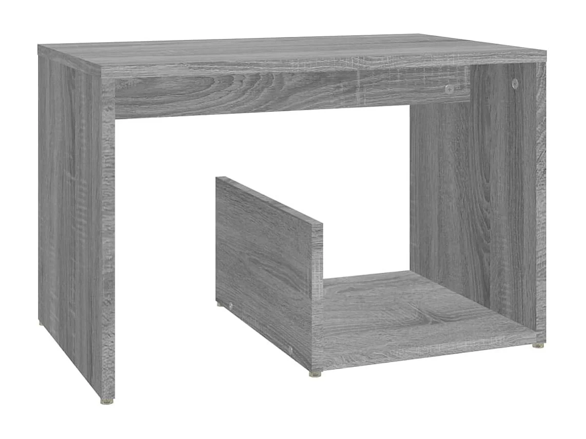 Table d'appoint Sonoma gris 59x36x38 cm Bois d'ingénierie