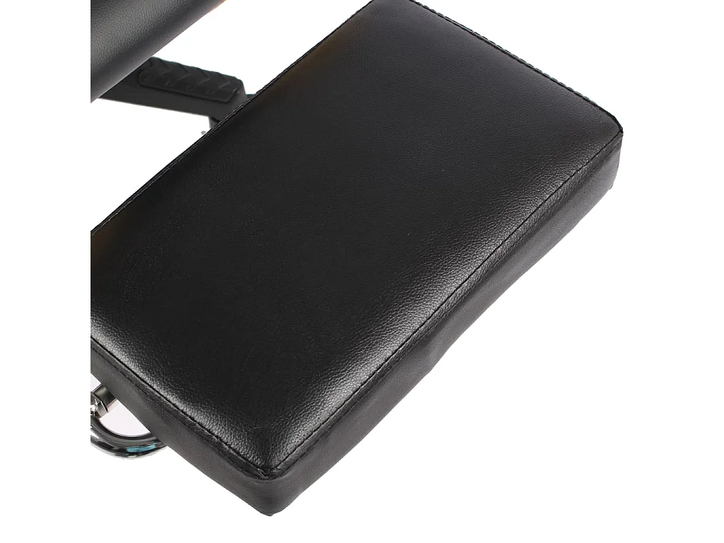 Drehbarer Gaming-Stuhl mit Fußstütze aus rotem PVC