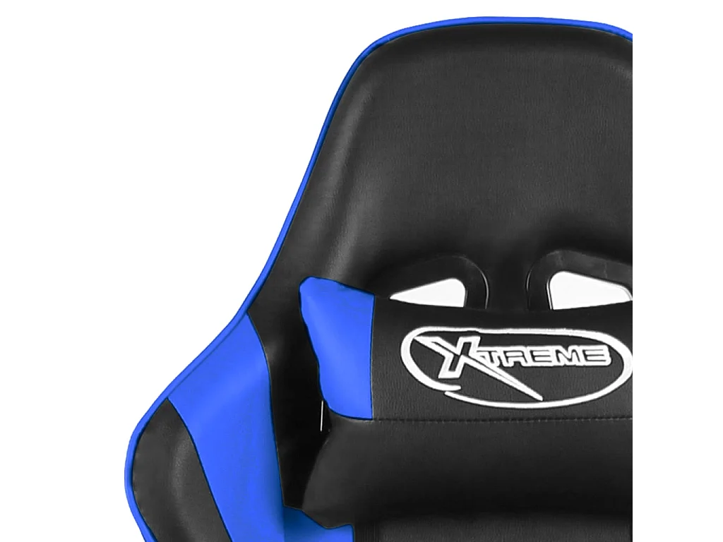 Chaise de jeu pivotante Bleu PVC