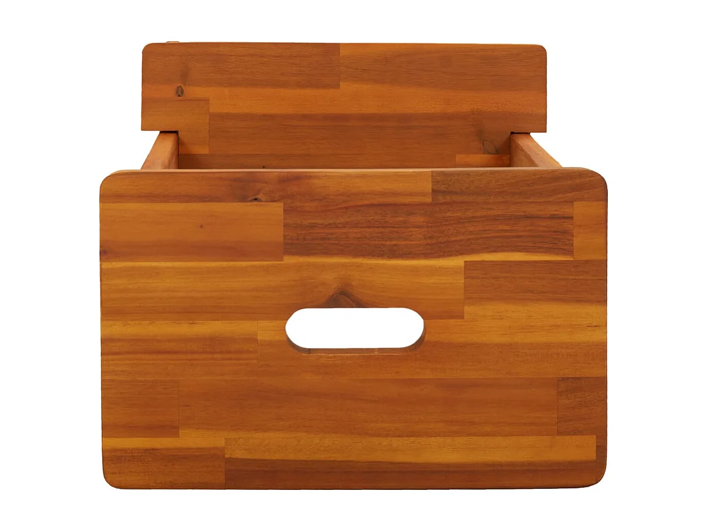 Sgabello 2 gradini 40x38x50 cm Legno massello di acacia