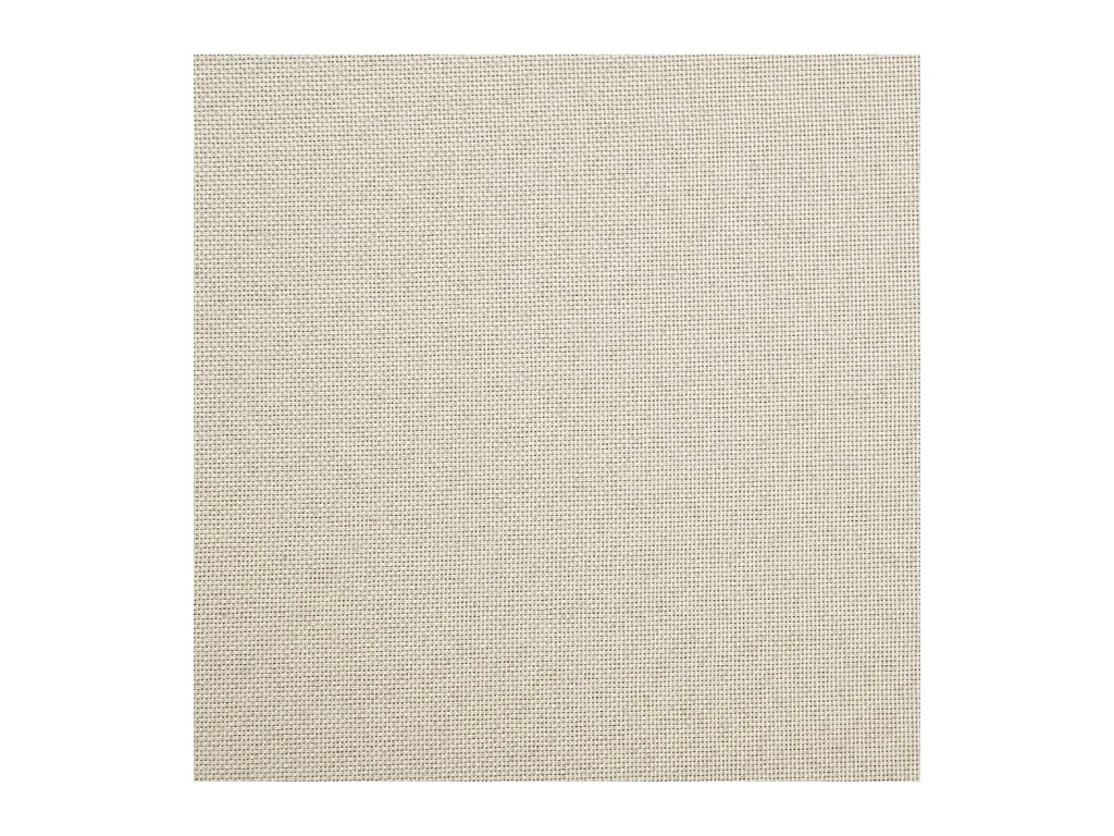 Tabourets de rangement pliables lot de 2 blanc crème Faux lin