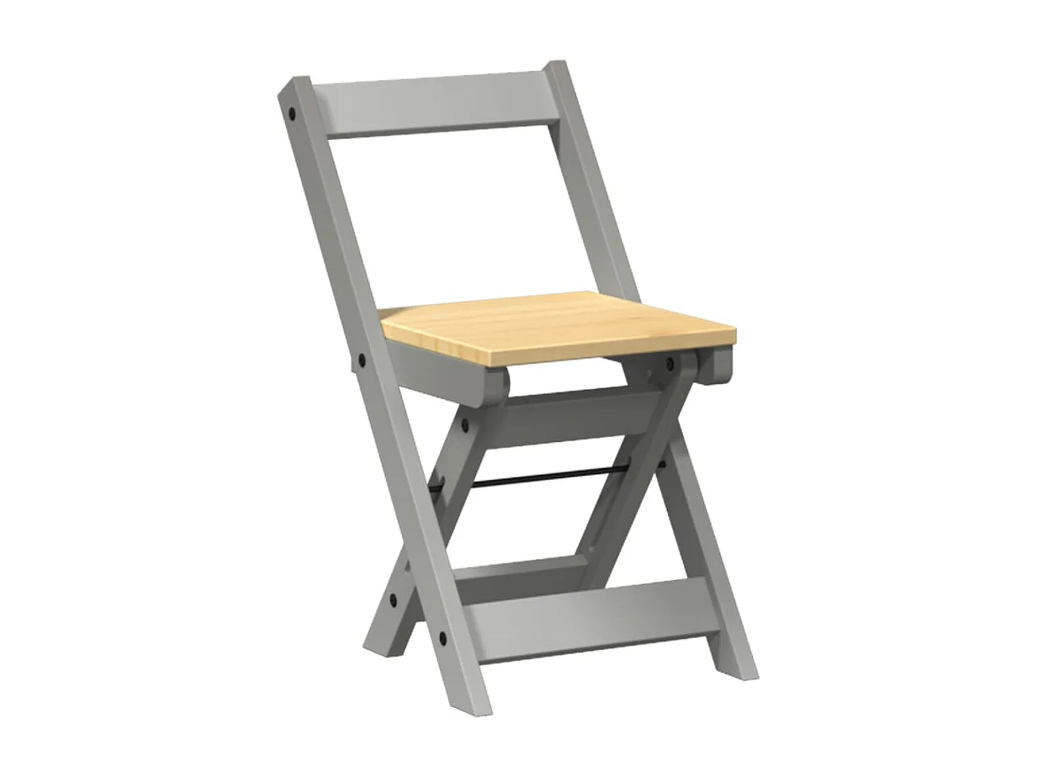 Chaises à manger pliables lot de 4 Corona bois de pin massif