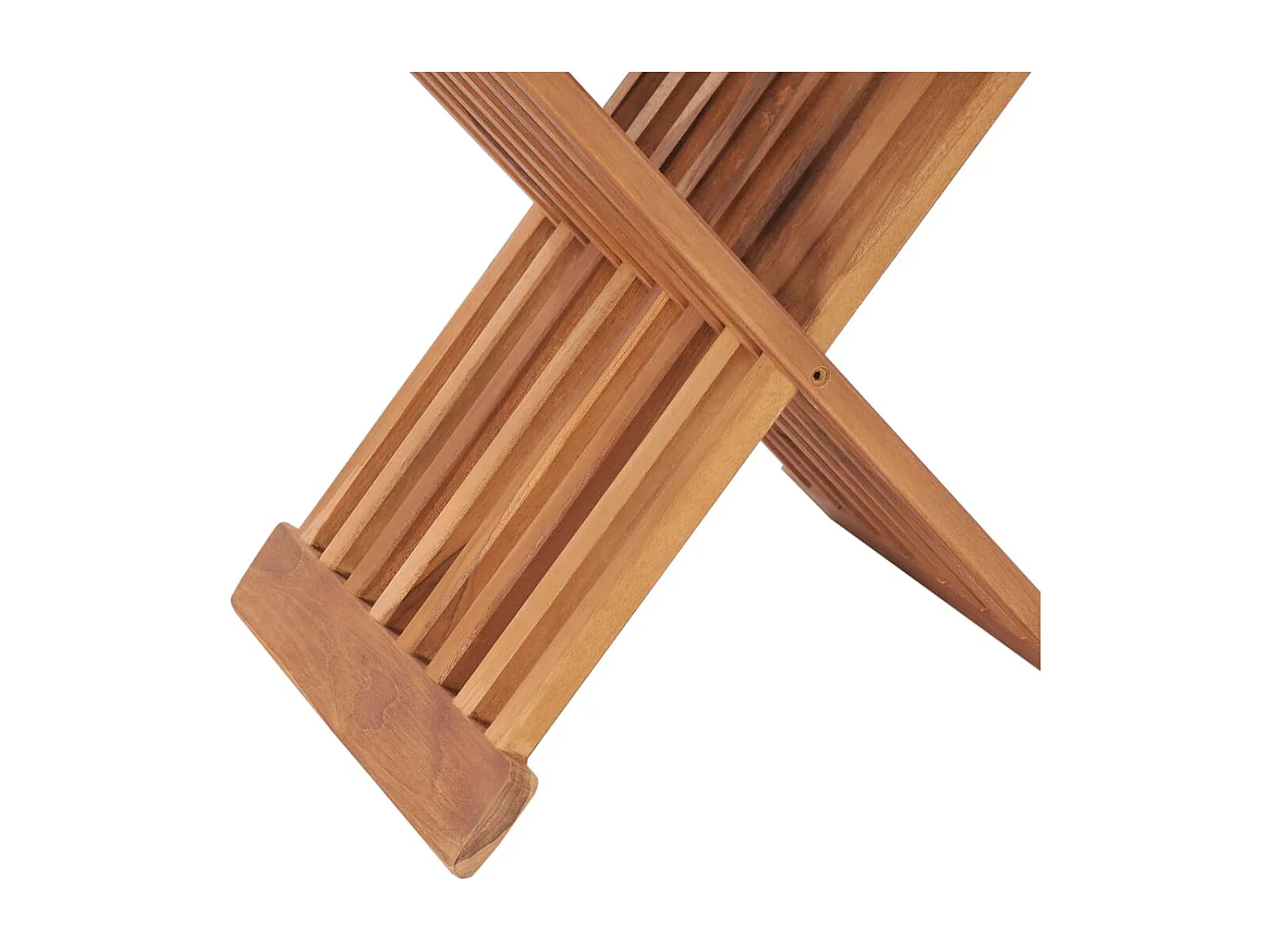 Tabouret pliable 40x32x45 cm Bois de teck solide