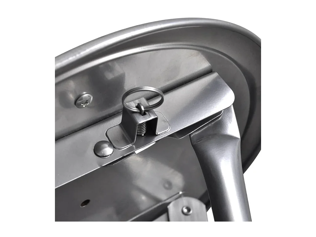 Set di 4 sgabelli da bar pieghevoli in ecopelle