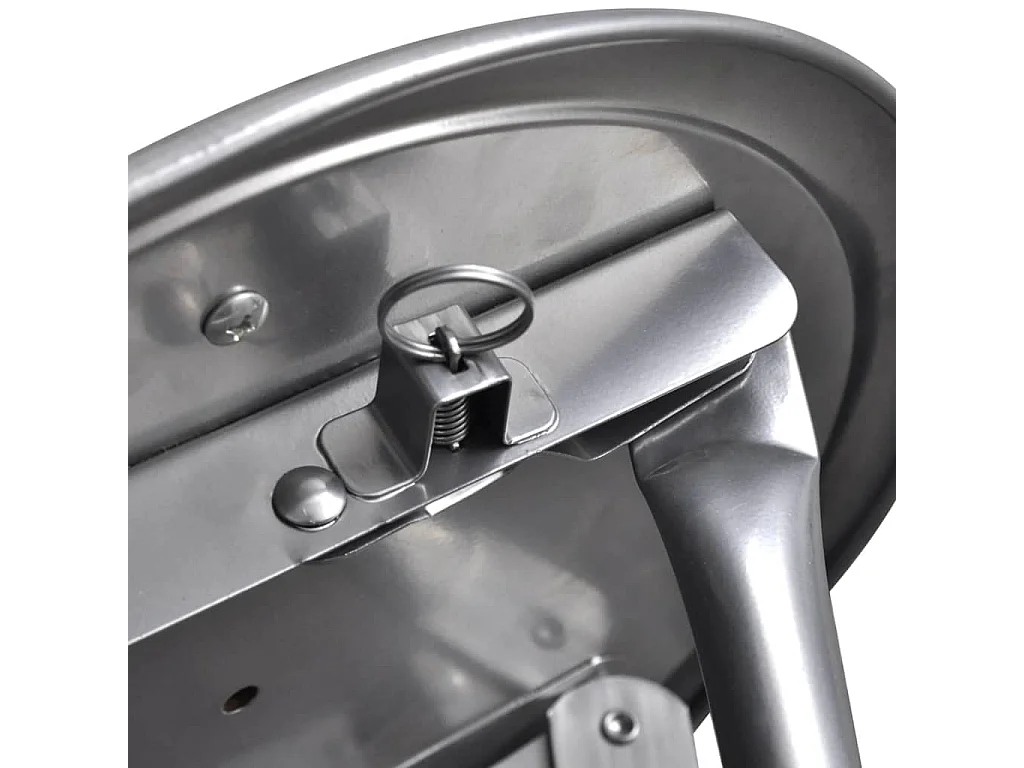 Tabourets de bar pliables lot de 4 similicuir