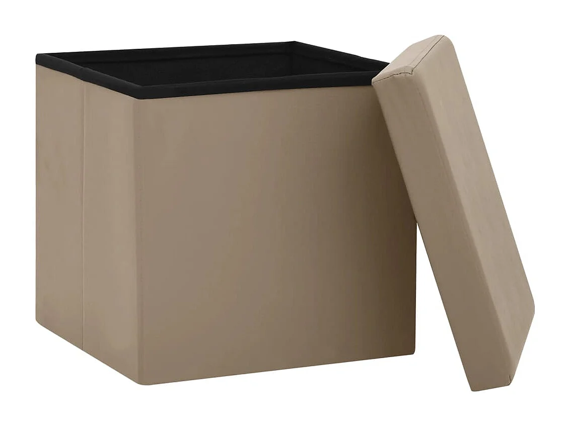 Conjunto de bancos dobráveis para armazenamento de 2 cappuccinos em PVC