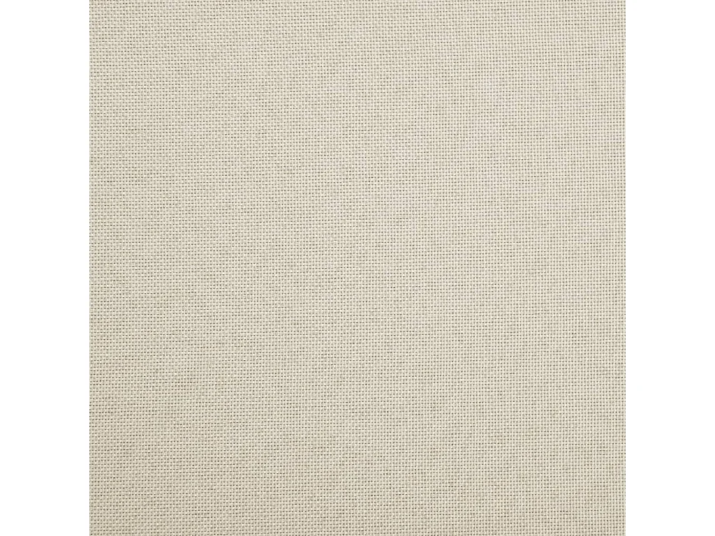 Sgabello contenitore pieghevole in finto lino bianco crema