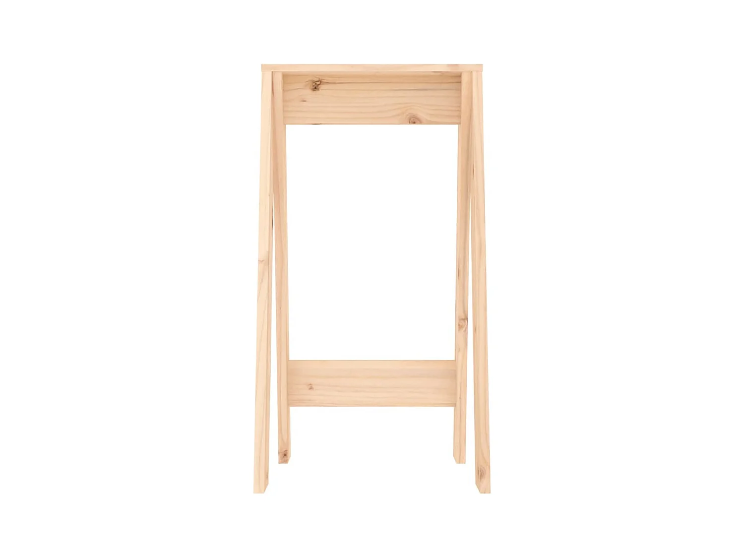 Tabourets lot de 2 40x40x75 cm bois massif de pin