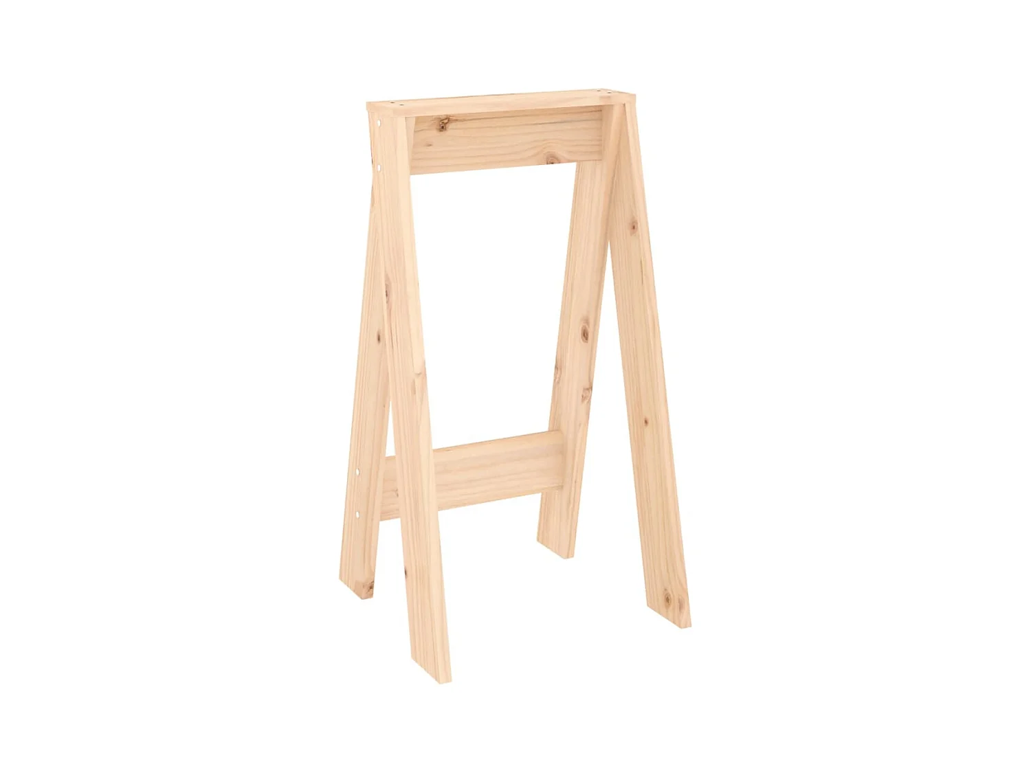 Tabourets lot de 2 40x40x75 cm bois massif de pin