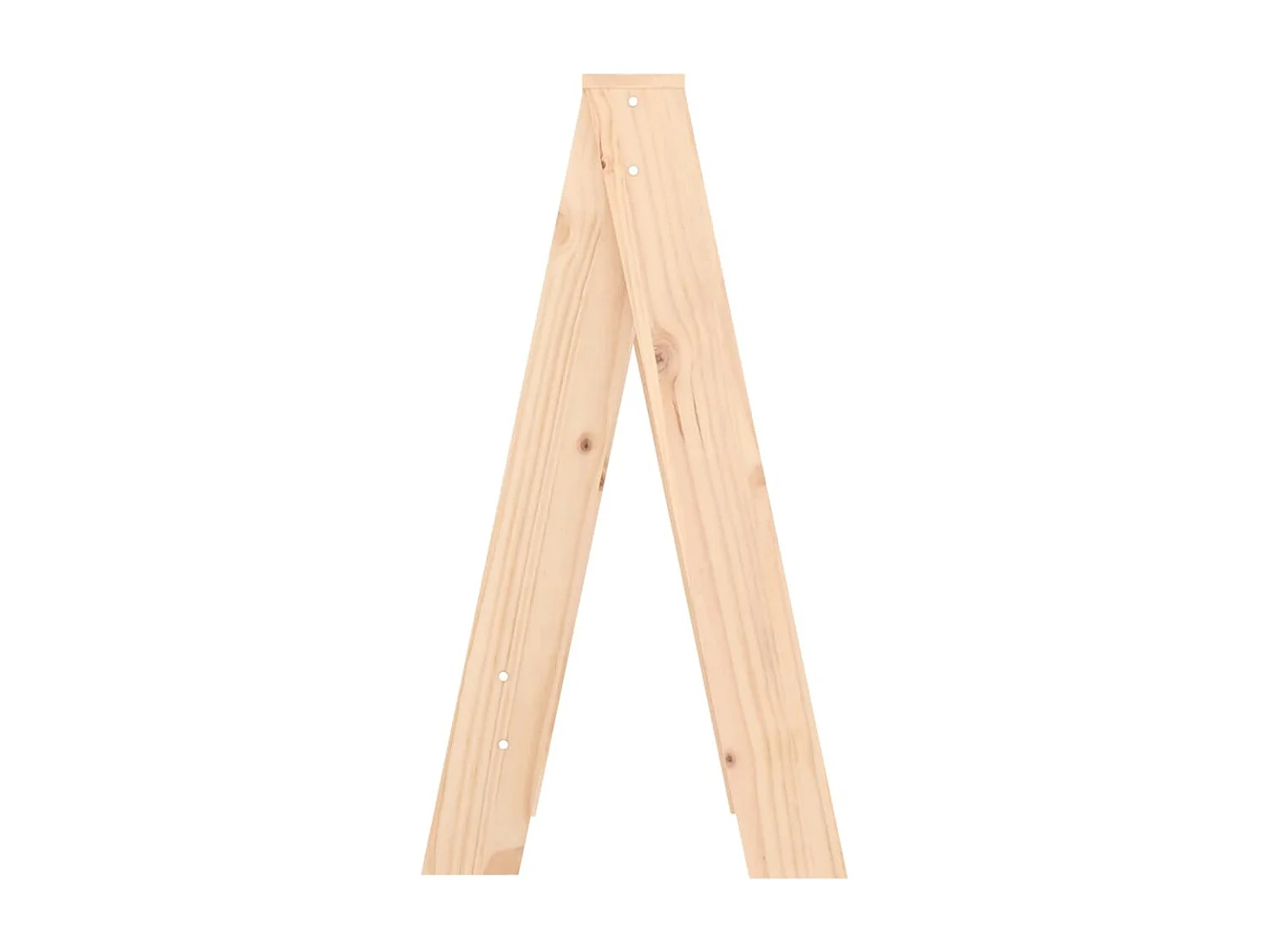 Tabourets lot de 2 40x40x75 cm bois massif de pin
