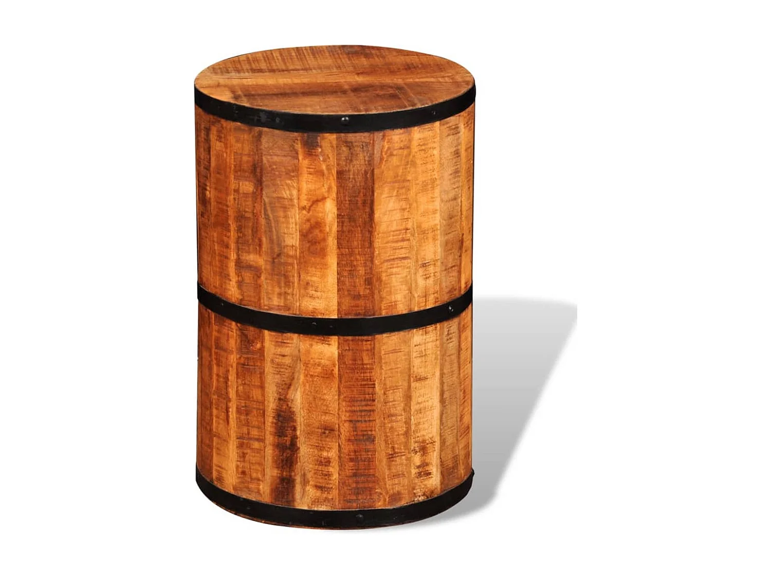 Tabouret de bar Bois de manguier brut