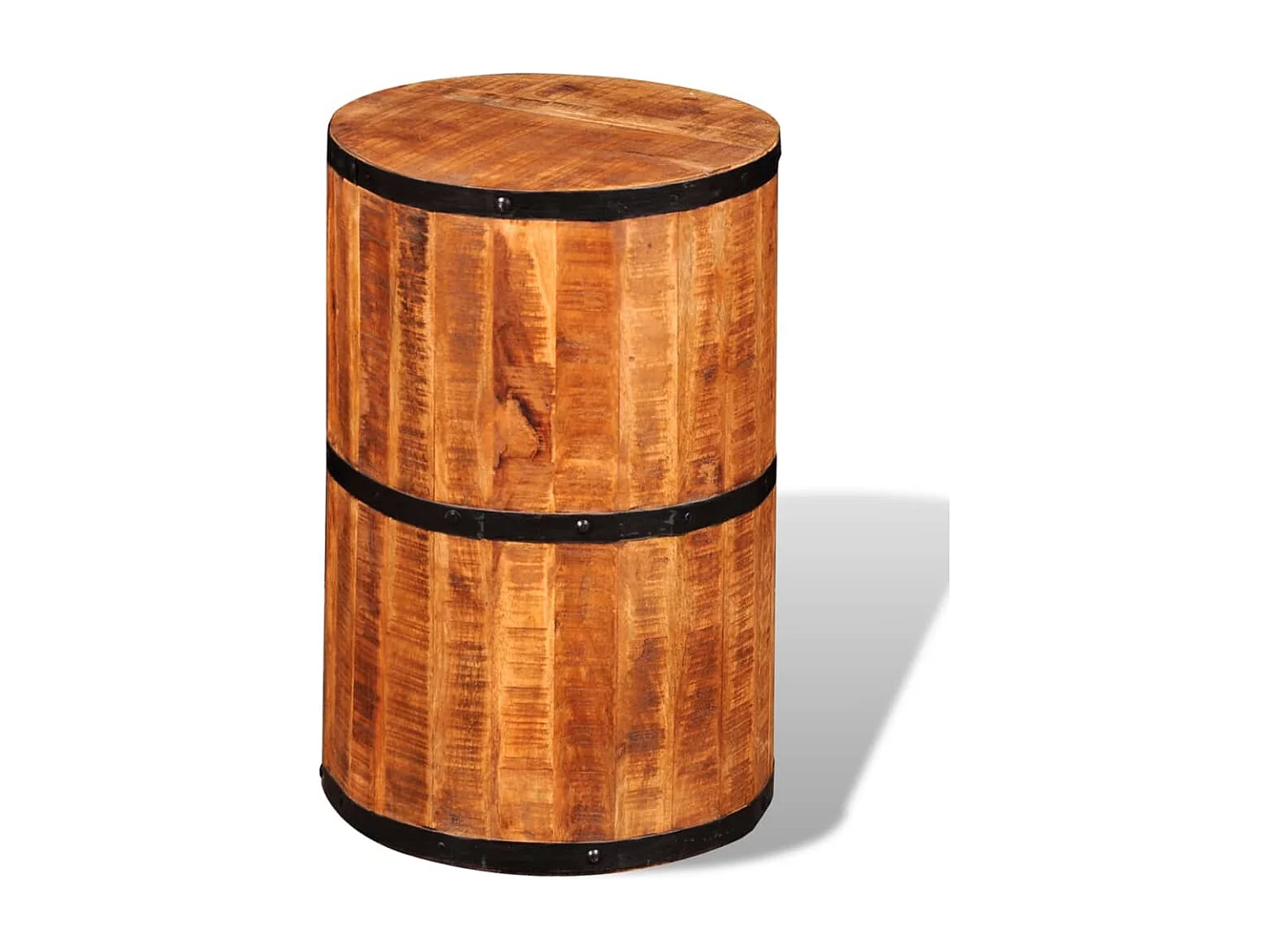 Tabouret de bar Bois de manguier brut