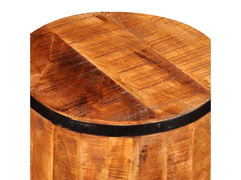 Tabouret de bar Bois de manguier brut