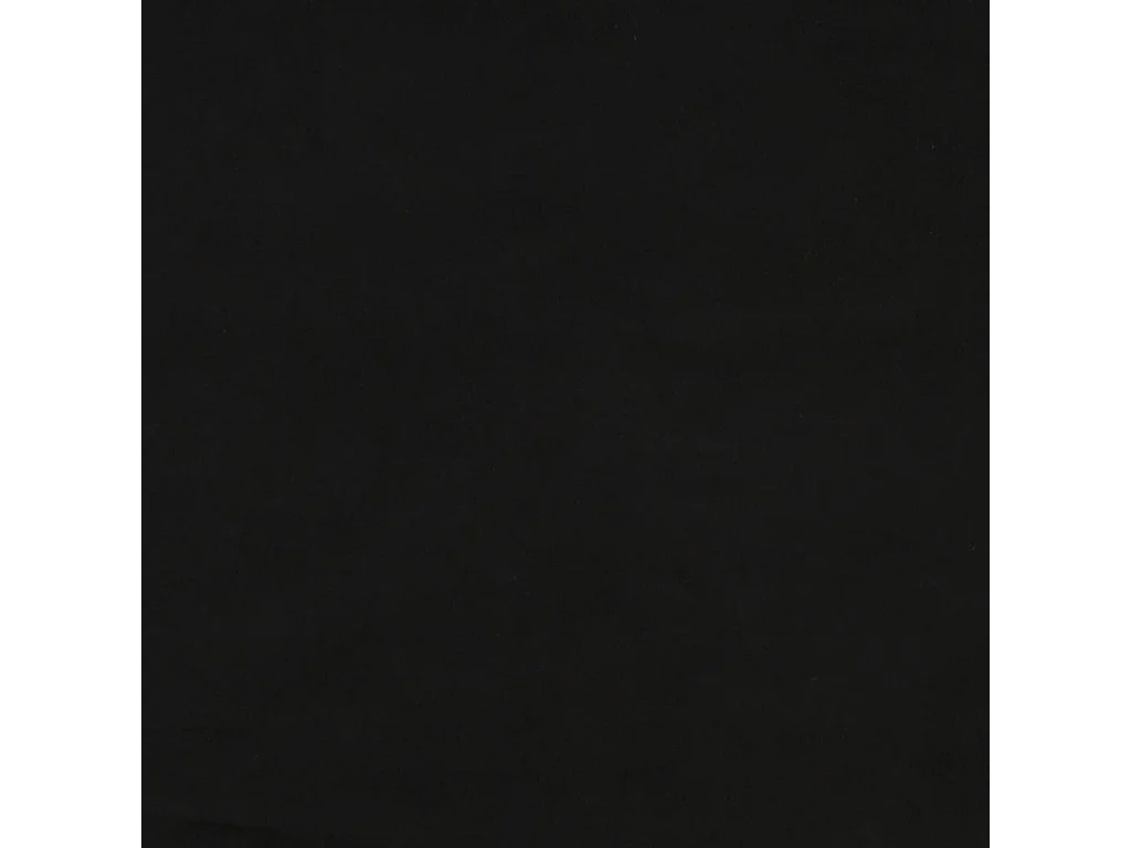 Ronde kruk Zwart Fluweel