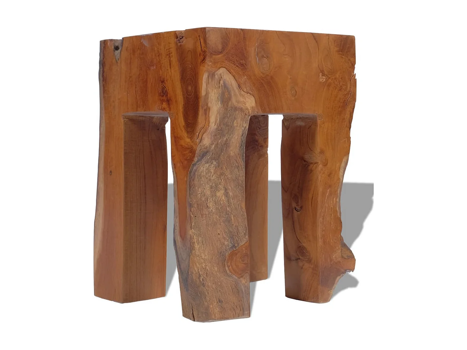 Hocker Massives Teakholz