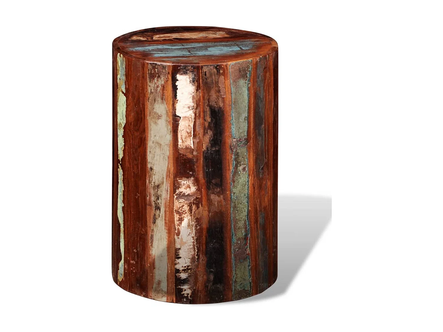 Tabouret Bois de récupération massif