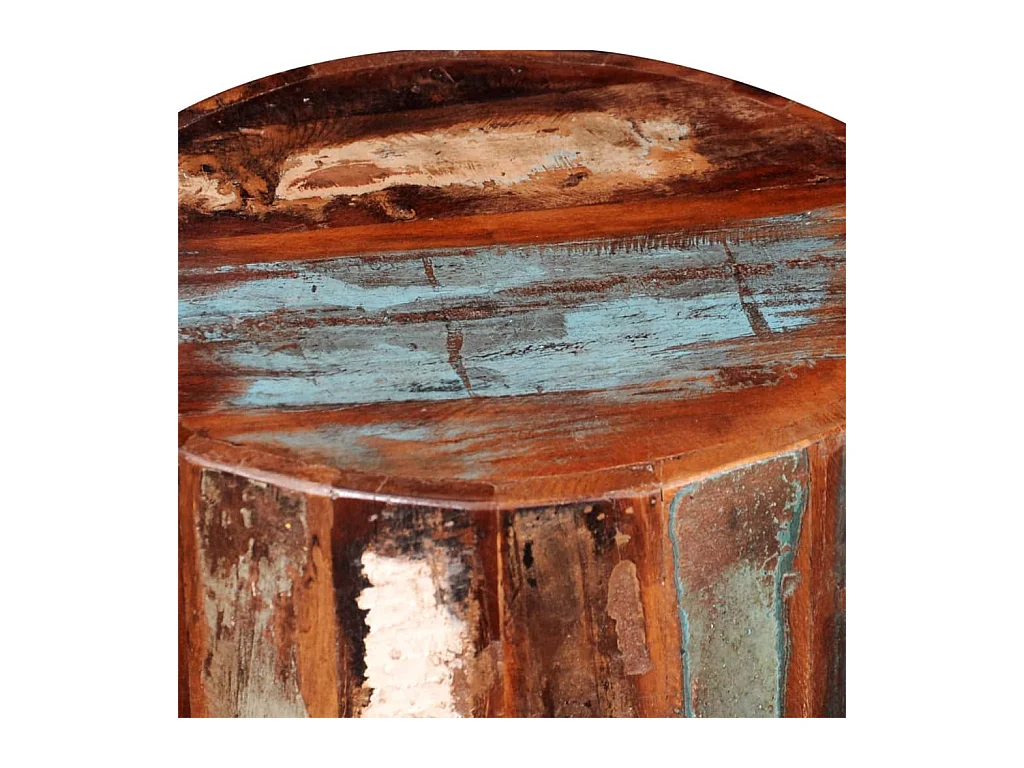 Tabouret Bois de récupération massif