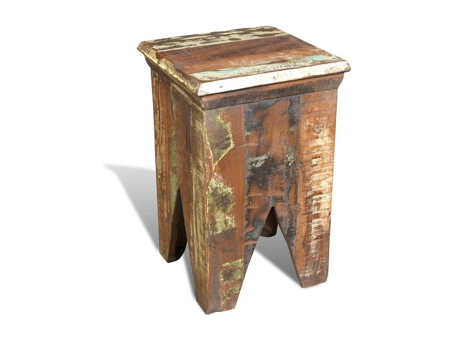 Sgabello Legno massello di recupero