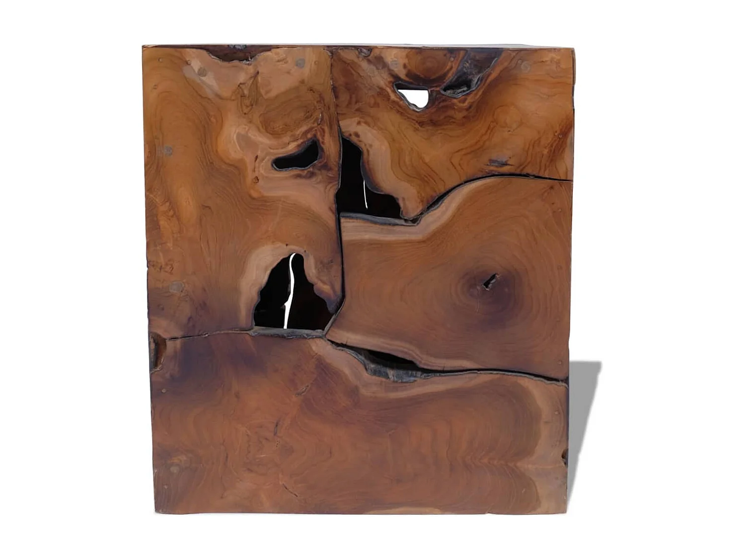 Hocker Massives Teakholz