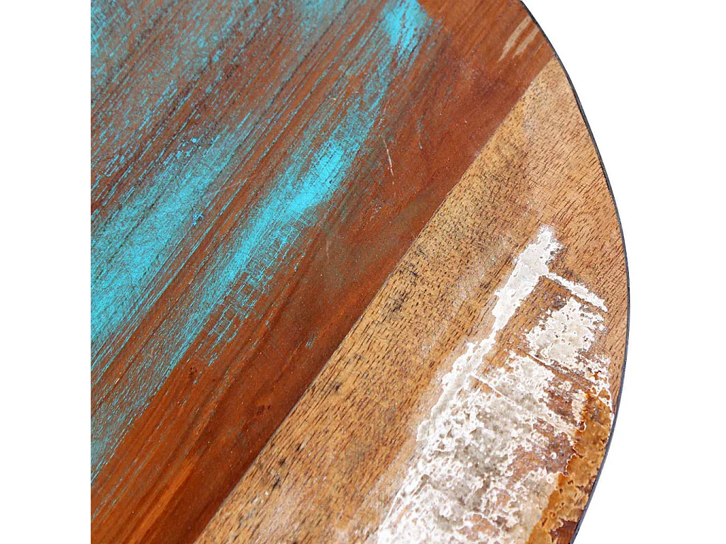 Tabouret aviateur Bois de récupération massif