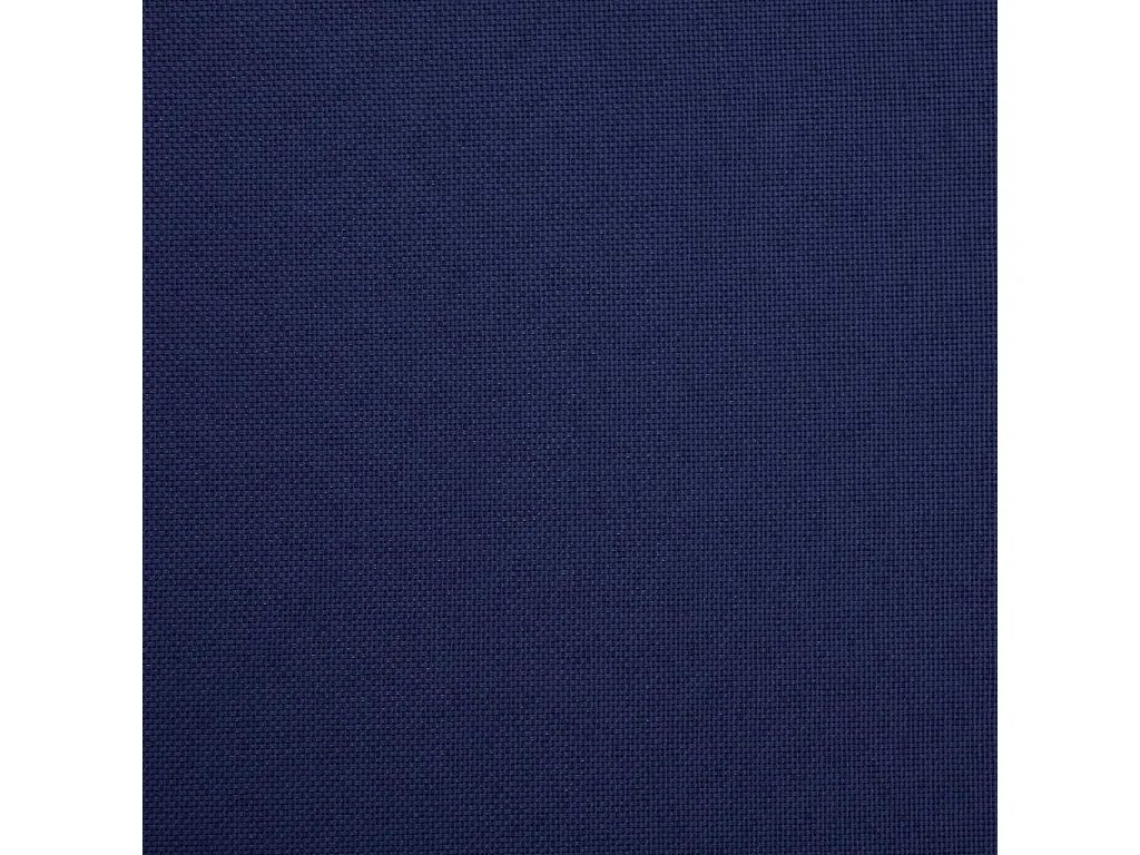 Tabourets de rangement pliables lot de 2 bleu faux lin