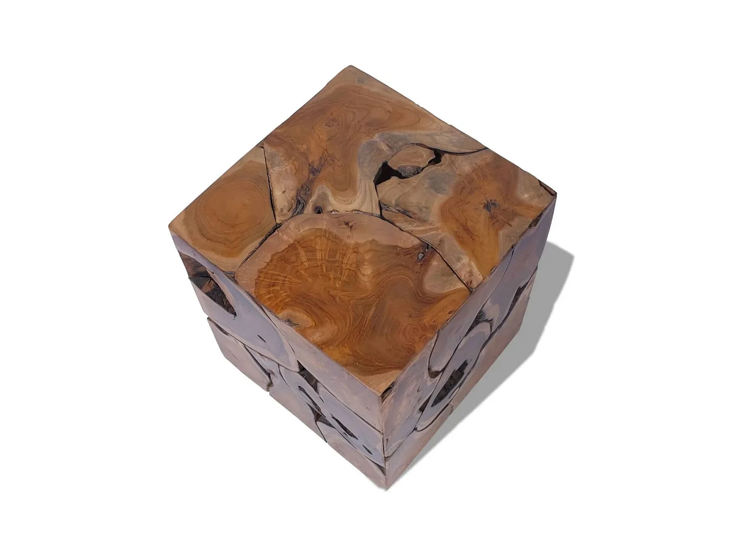 Tabourets/Table basse teck massif