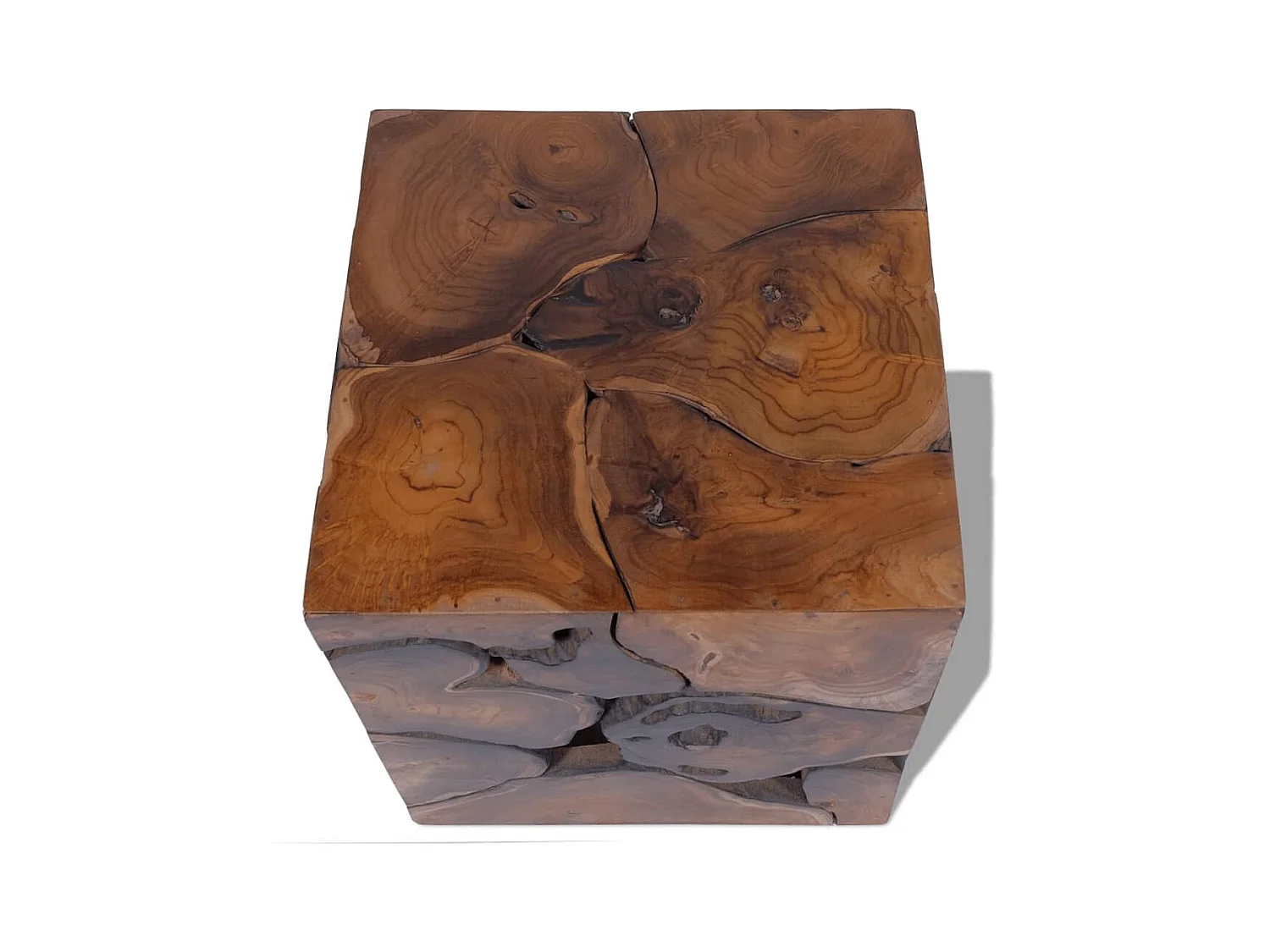 Tabourets/Table basse teck massif