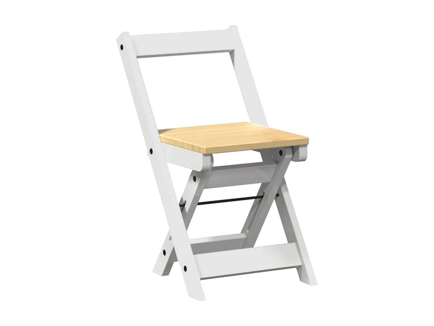 Chaises à manger pliables lot de 4 Corona bois massif de pin