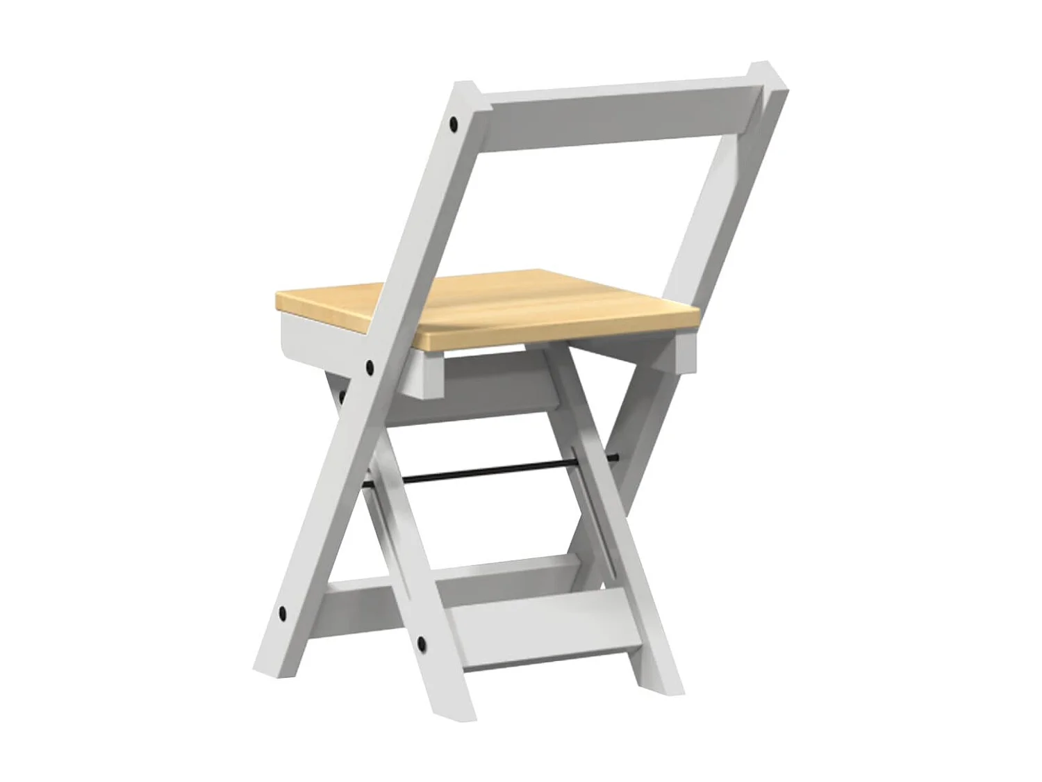 Chaises à manger pliables lot de 4 Corona bois massif de pin